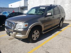 Salvage cars for sale at Chicago Heights, IL auction: 2006 Ford Explorer Eddie Bauer