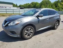 Salvage cars for sale at Assonet, MA auction: 2015 Nissan Murano S