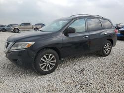 Salvage cars for sale at New Braunfels, TX auction: 2014 Nissan Pathfinder S