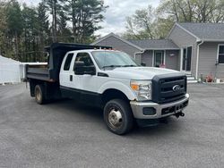 Salvage trucks for sale at North Billerica, MA auction: 2011 Ford F350 Super Duty