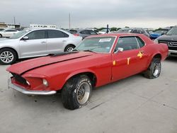 Salvage cars for sale from Copart Grand Prairie, TX: 1969 Ford Mustang