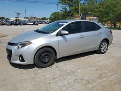 Salvage cars for sale from Copart Lexington, KY: 2014 Toyota Corolla L