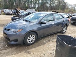 Salvage cars for sale from Copart North Billerica, MA: 2017 Toyota Corolla L