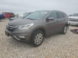 Salvage cars for sale from Copart New Braunfels, TX: 2015 Honda CR-V EXL