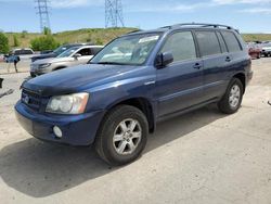 Salvage cars for sale from Copart Littleton, CO: 2002 Toyota Highlander Limited