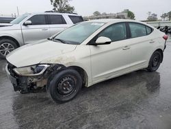 Salvage cars for sale at Tulsa, OK auction: 2017 Hyundai Elantra SE