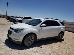 Salvage cars for sale at Andrews, TX auction: 2017 Chevrolet Equinox LT