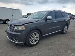 Dodge salvage cars for sale: 2015 Dodge Durango Citadel