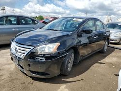 Salvage cars for sale at Chicago Heights, IL auction: 2013 Nissan Sentra S