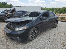 Salvage cars for sale from Copart Fairburn, GA: 2013 Honda Civic EXL