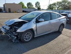 Toyota Prius Night Shade salvage cars for sale: 2022 Toyota Prius Night Shade