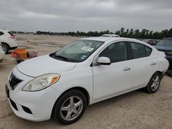Salvage cars for sale at Houston, TX auction: 2014 Nissan Versa S