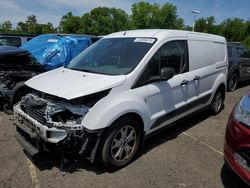 Salvage trucks for sale at East Granby, CT auction: 2016 Ford Transit Connect XLT