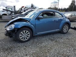 Salvage cars for sale at Graham, WA auction: 2019 Volkswagen Beetle S
