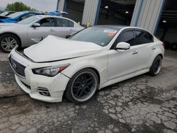 Salvage cars for sale at Chambersburg, PA auction: 2015 Infiniti Q50 Base