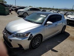 Salvage cars for sale from Copart Tucson, AZ: 2015 Lexus CT 200
