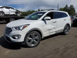Salvage cars for sale from Copart Denver, CO: 2016 Hyundai Santa FE SE