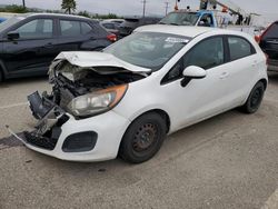 Salvage cars for sale at Van Nuys, CA auction: 2013 KIA Rio LX