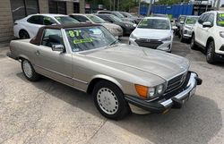 Salvage cars for sale at Kansas City, KS auction: 1987 Mercedes-Benz 560 SL
