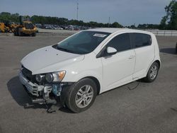 Salvage cars for sale at Dunn, NC auction: 2016 Chevrolet Sonic LT