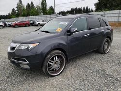 Salvage cars for sale from Copart Graham, WA: 2013 Acura MDX Advance