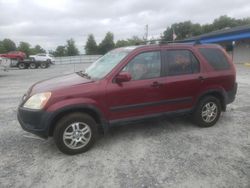 Salvage cars for sale at Midway, FL auction: 2003 Honda CR-V EX