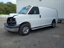 Salvage trucks for sale at Brookhaven, NY auction: 2022 GMC Savana G2500