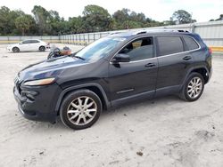 Salvage cars for sale from Copart Fort Pierce, FL: 2014 Jeep Cherokee Limited