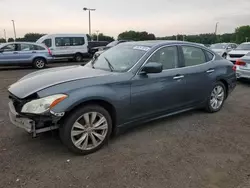 Salvage cars for sale at East Granby, CT auction: 2011 Infiniti M37