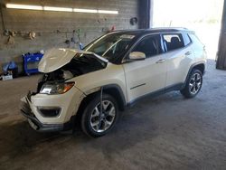 Salvage cars for sale from Copart Angola, NY: 2018 Jeep Compass Limited