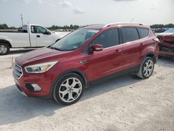 Salvage cars for sale at Arcadia, FL auction: 2017 Ford Escape Titanium