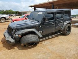 Jeep salvage cars for sale: 2018 Jeep Wrangler Unlimited Sport