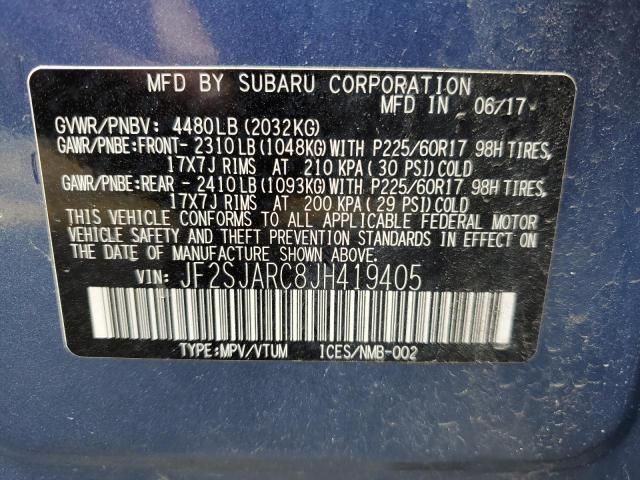 2018 Subaru Forester 2.5I Limited