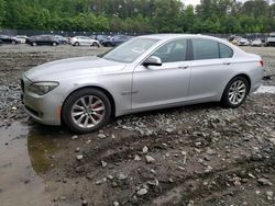 Salvage cars for sale at Waldorf, MD auction: 2012 BMW 750 XI