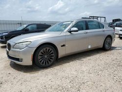 Salvage cars for sale at Houston, TX auction: 2011 BMW 750 LI