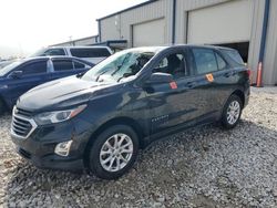 Salvage cars for sale from Copart Wayland, MI: 2018 Chevrolet Equinox LS