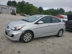 Salvage cars for sale from Copart Mendon, MA: 2016 Hyundai Accent SE