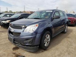 Salvage cars for sale from Copart Chicago Heights, IL: 2013 Chevrolet Equinox LS
