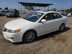 Salvage cars for sale at San Diego, CA auction: 2008 Acura TSX