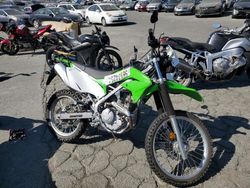 Salvage motorcycles for sale at Martinez, CA auction: 2021 Kawasaki KLX230 A