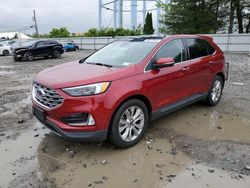 Salvage cars for sale at Windsor, NJ auction: 2019 Ford Edge Titanium