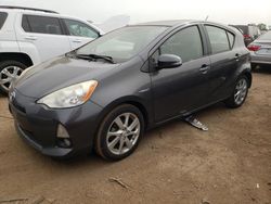 Salvage cars for sale at Elgin, IL auction: 2012 Toyota Prius C