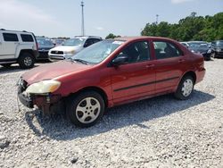 Toyota salvage cars for sale: 2005 Toyota Corolla CE