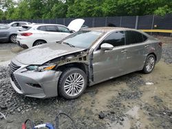 Salvage cars for sale from Copart Waldorf, MD: 2017 Lexus ES 350