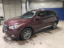 Salvage cars for sale at Chalfont, PA auction: 2013 Infiniti JX35