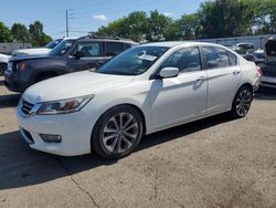 Salvage cars for sale at Moraine, OH auction: 2013 Honda Accord Sport