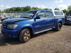 Salvage cars for sale from Copart Chalfont, PA: 2005 Toyota Tundra Double Cab Limited