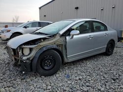 Salvage cars for sale from Copart Appleton, WI: 2010 Honda Civic LX