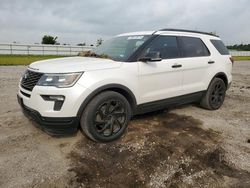 Salvage cars for sale from Copart Houston, TX: 2018 Ford Explorer Sport