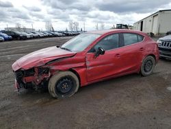 Salvage cars for sale from Copart Rocky View County, AB: 2018 Mazda 3 Touring